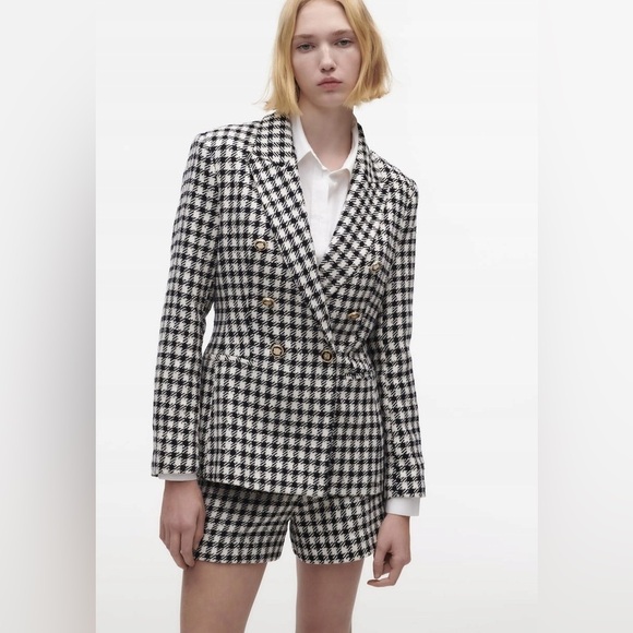 Zara Jackets & Blazers - Zara Houndstooth Blazer, size medium